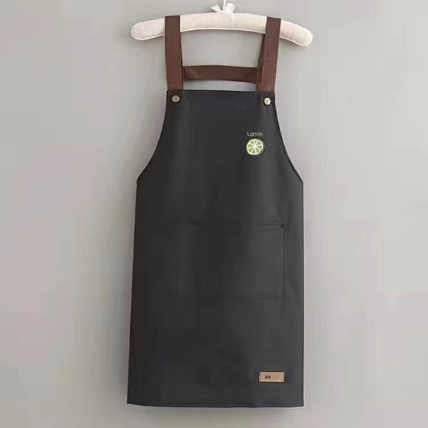 Waterproof And Oil-proof Kitchen Apron For Men And Women At Home