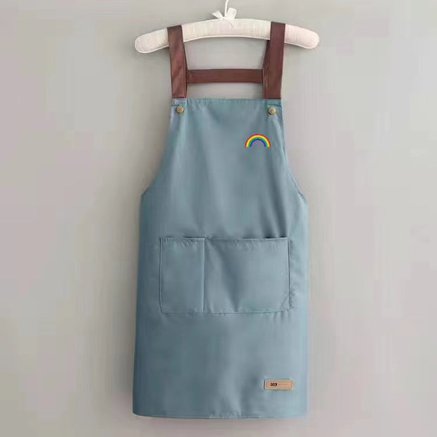 Waterproof And Oil-proof Kitchen Apron For Men And Women At Home