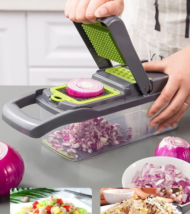 Multifunctional Vegetable Cutter Home Kitchen Slicing And Dicing Fruit Artifact