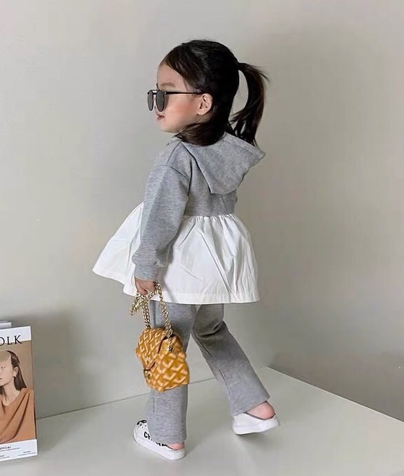 Children's Flared Pants Knit Suit, Children's Sweater Suit