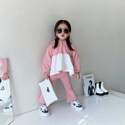 Children's Flared Pants Knit Suit, Children's Sweater Suit