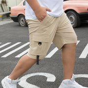 Summer Plus Size Cargo Shorts Loose Five Point Pants