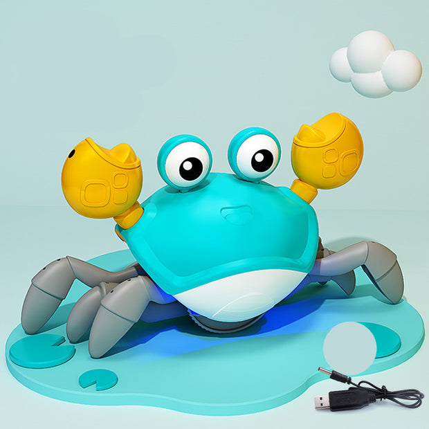 Induction Escape Crab Rechargeable Electric Pet Musical Toys Children'S Toys Birthday Gifts Interactive Toys Learn To Climb Toys