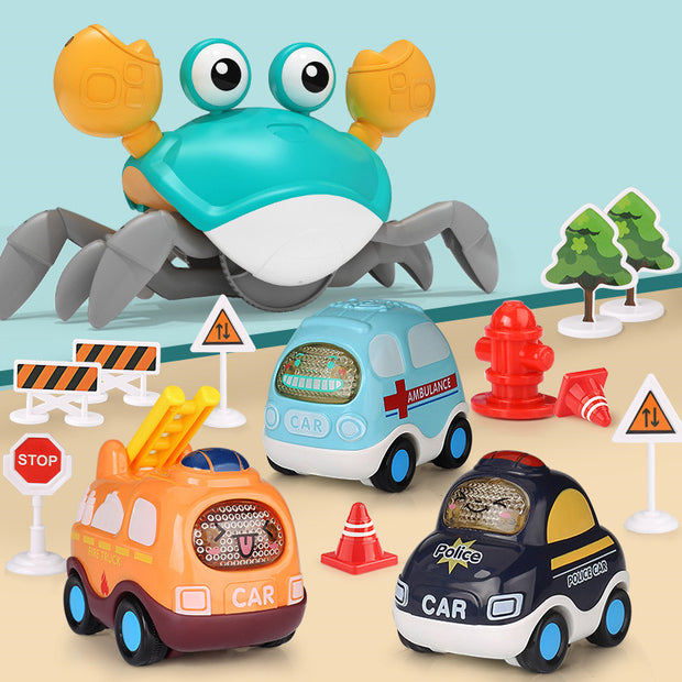 Induction Escape Crab Rechargeable Electric Pet Musical Toys Children'S Toys Birthday Gifts Interactive Toys Learn To Climb Toys