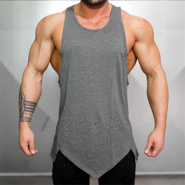 Muscular Man Sports Fitness Vest