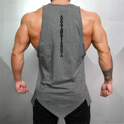 Muscular Man Sports Fitness Vest