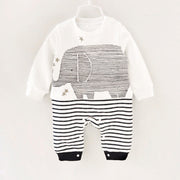 One-piece suit and jacket, baby padded suit