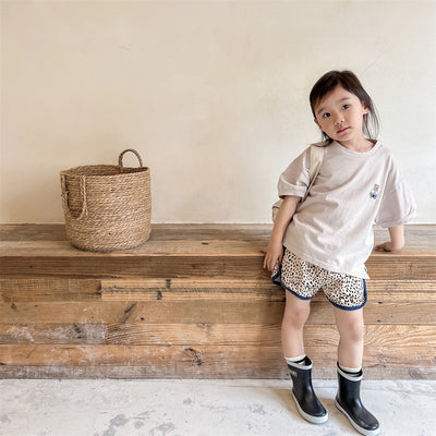 Girls' Korean-style Summer Clothing Linen Trousers