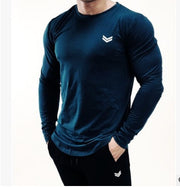 New Long Sleeve T Shirt Sport Men Gym Shirt Quick Dry Gym Fitness Training Running T Shirt Men Workout T-Shirt Bodybuilding Tops