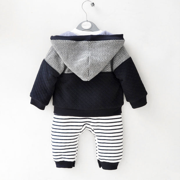 One-piece suit and jacket, baby padded suit