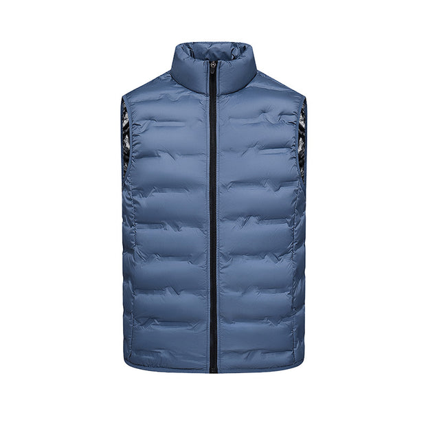 Down Vest Man Warm Autumn And Winter