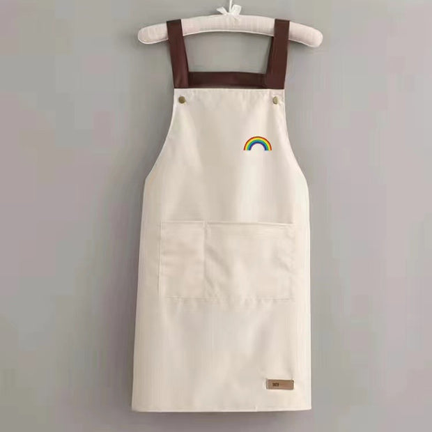 Waterproof And Oil-proof Kitchen Apron For Men And Women At Home